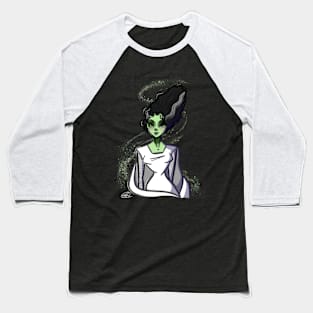 Bride of Frankenstein Baseball T-Shirt